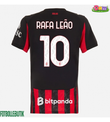 AC Milan Rafael Leao #10 Hemmatröja Kvinnor 2025-26 Kortärmad